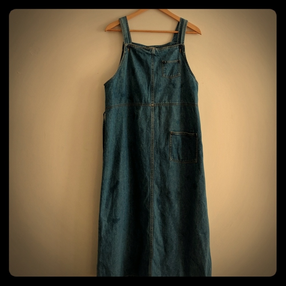 Vintage overall jean dress